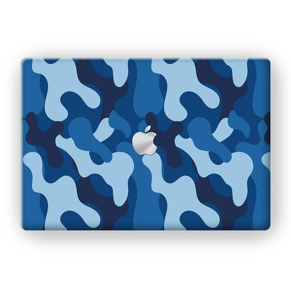 Blue Army Camo - MacBook Skins