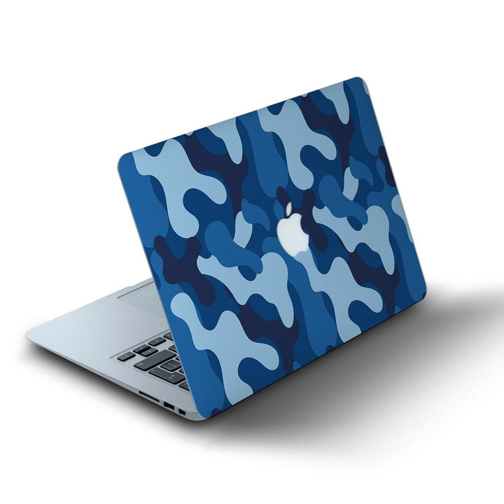 Blue Army Camo - MacBook Skins