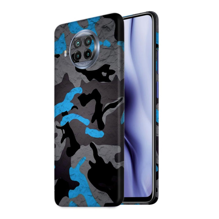 blue camo pattern skin by Sleeky India. Mobile skins, Mobile wraps, Phone skins, Mobile skins in India