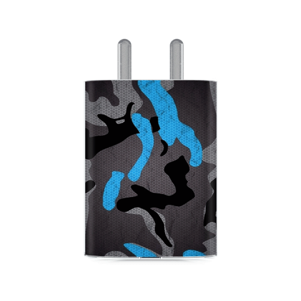 Blue Camo Pattern - Nothing Phone (1) - Charger Skin