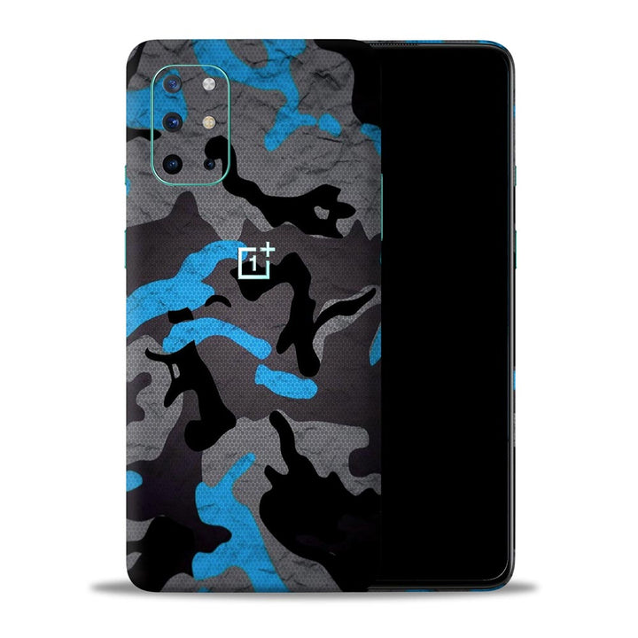 blue camo pattern skin by Sleeky India. Mobile skins, Mobile wraps, Phone skins, Mobile skins in India