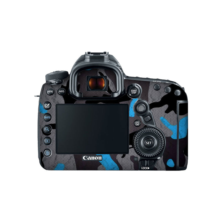 Blue Pattern Camo - Canon Camera Skins