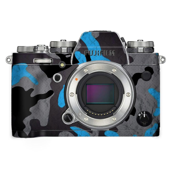 Blue Pattern Camo - FujiFilm Camera Skin