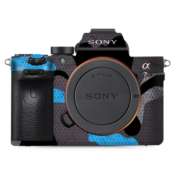 Blue Pattern Camo - Sony Camera Skins