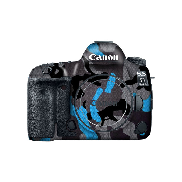 Blue Pattern Camo - Canon Camera Skins