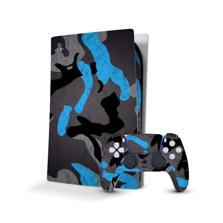 Blue camo - Sony PlayStation 5 Console Skins