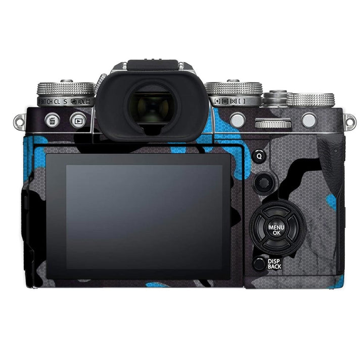 Blue Pattern Camo - FujiFilm Camera Skin