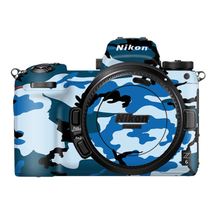 Blue Camo - Nikon Camera Skins