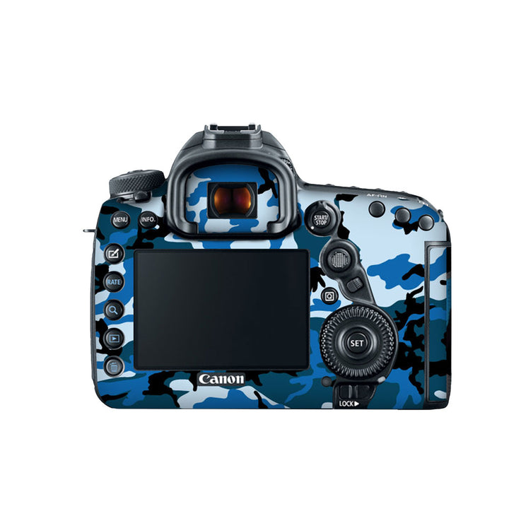 Blue Camo - Canon Camera Skins