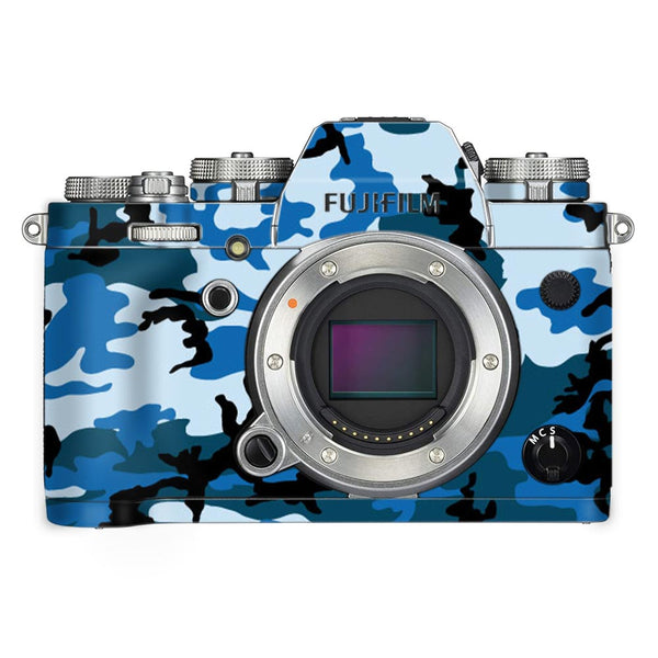 Blue Camo - FujiFilm Camera Skin