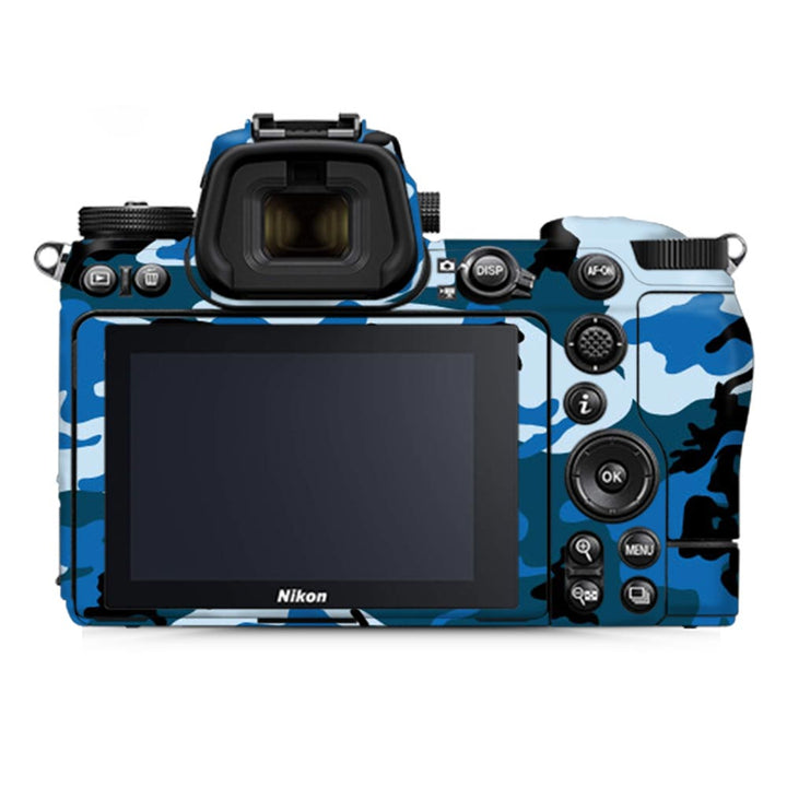 Blue Camo - Nikon Camera Skins By Sleeky India