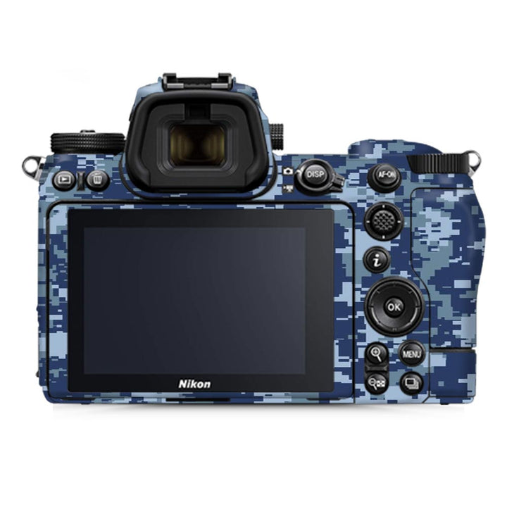 Blue Digi 01 - Nikon Camera Skins By Sleeky India