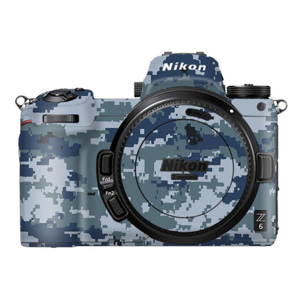 Blue Digi 02 - Nikon Camera Skins