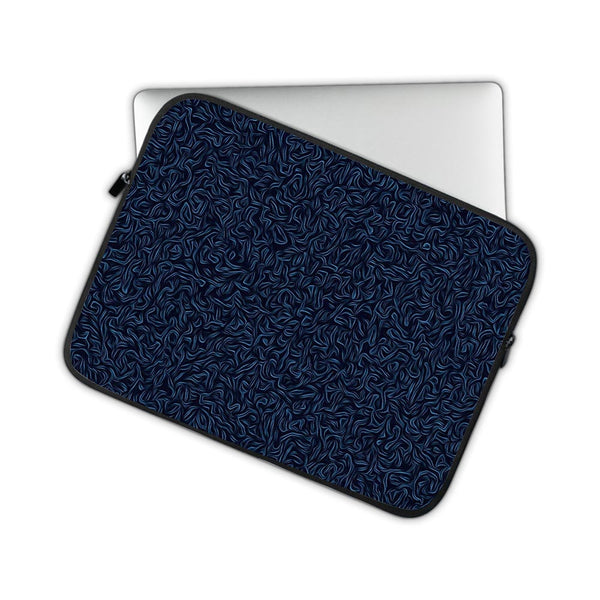 Blue Grunge Seamless - Laptop Sleeve