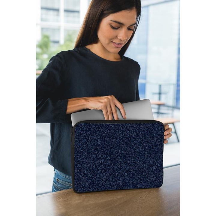 Blue Grunge Seamless - Laptop Sleeve