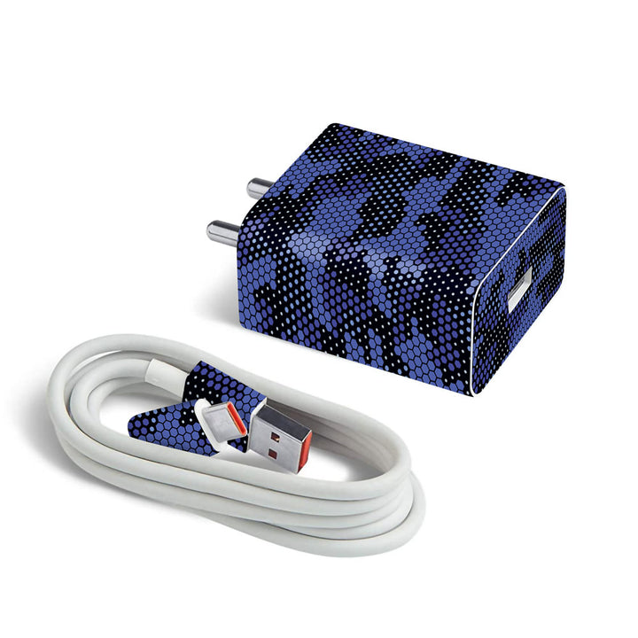 Blue Hive Camo - MI 22.5W & 33W Charger Skin