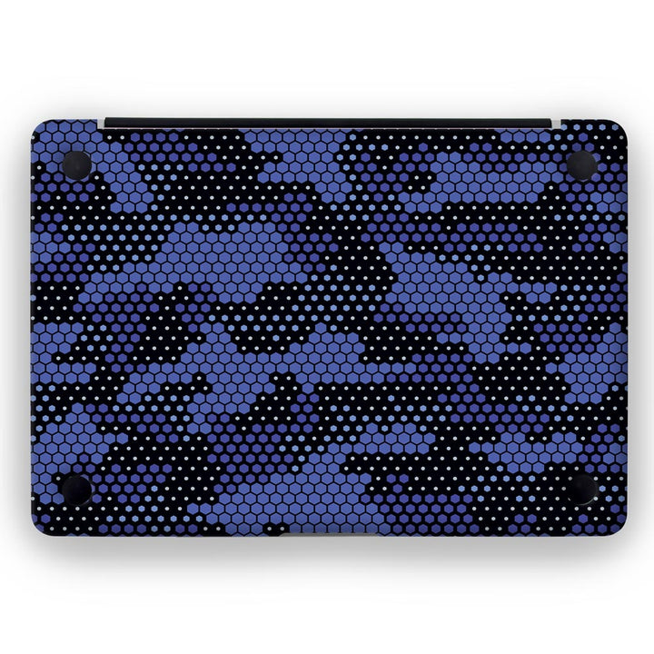 Blue Hive Camo - MacBook Skins