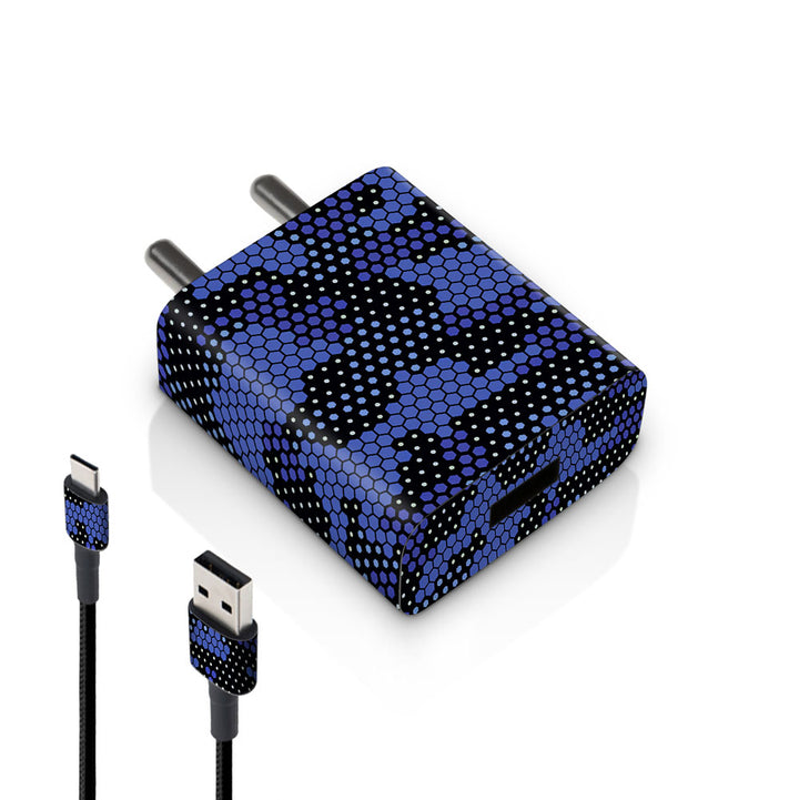 Blue Hive Camo - MI 10W & 18W Charger Skin