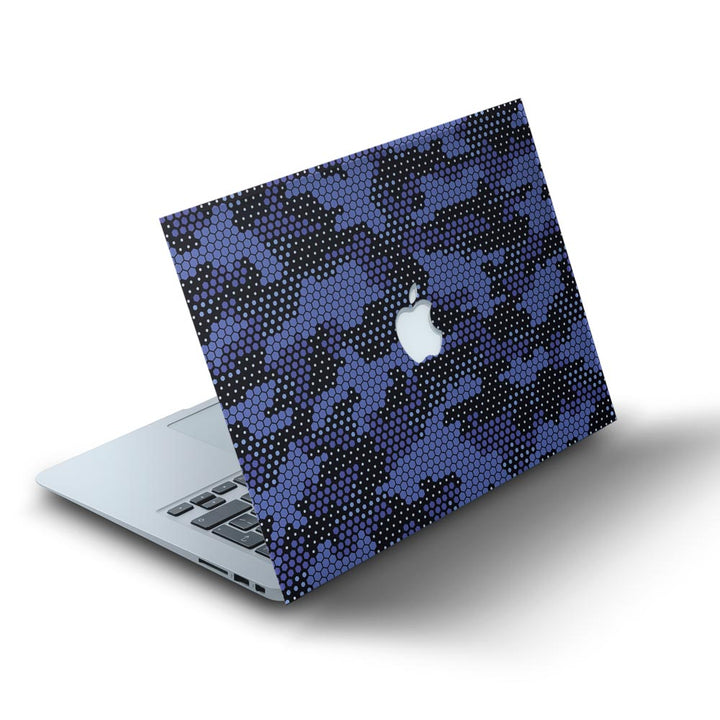 Blue Hive Camo - MacBook Skins