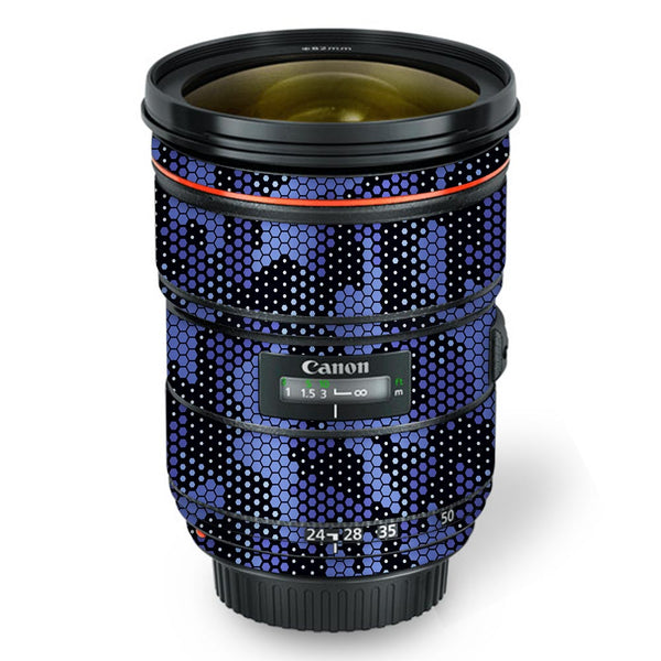 Blue Hive Camo - Canon Lens Skin By Sleeky India
