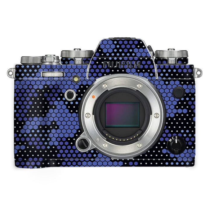 Blue Hive Camo - FujiFilm Camera Skin By Sleeky India