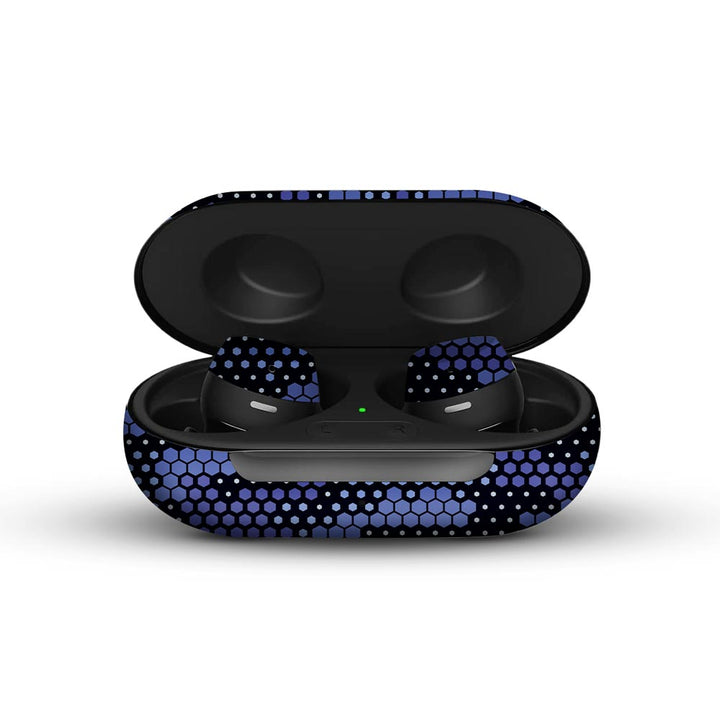 Blue Hive Camo - Galaxy Buds/Buds Plus/Buds Pro Skins