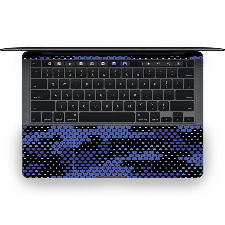 Blue Hive Camo - MacBook Skins