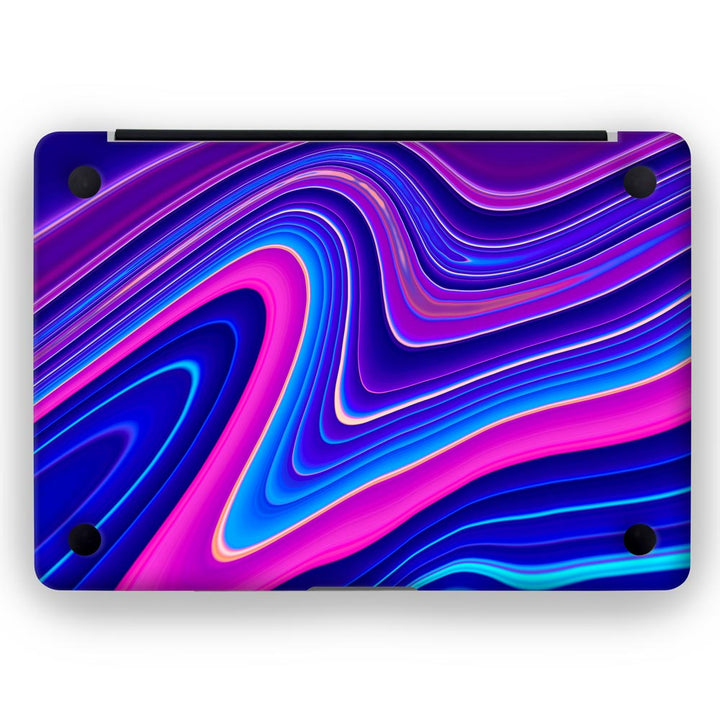 Blue Liquid Marble - MacBook Skins