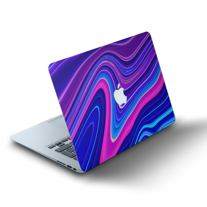 Blue Liquid Marble - MacBook Skins