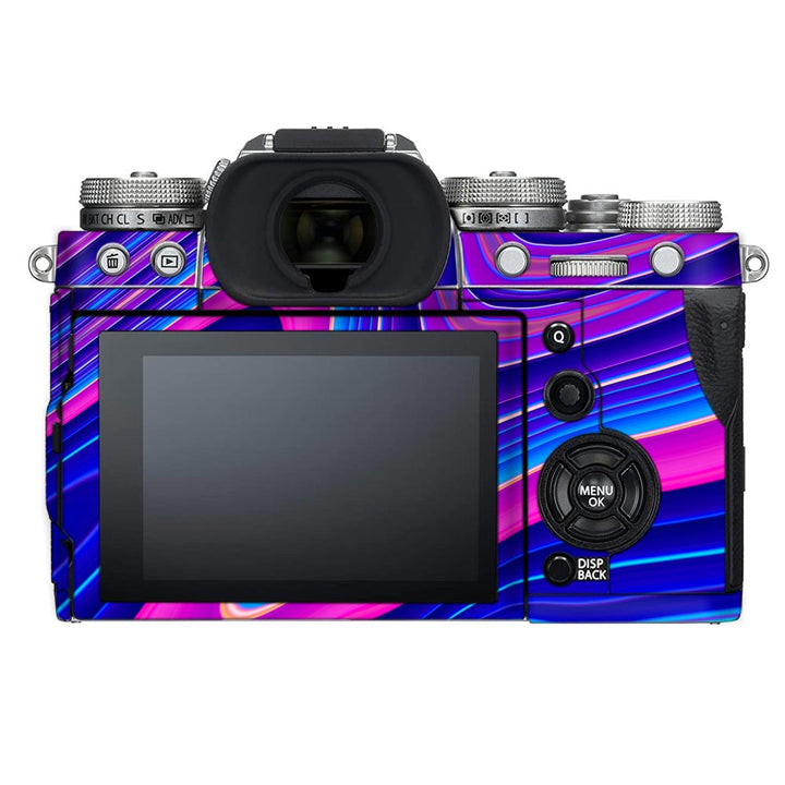 Black And Blue Nebula - FujiFilm Camera Skin