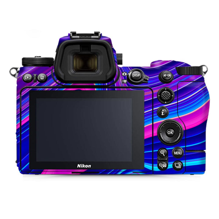 Blue Liquid Marble - Nikon Camera Skins