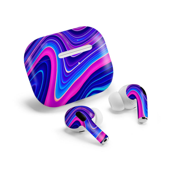 Blue Liquid Marble - Airpods Pro 2 Skin