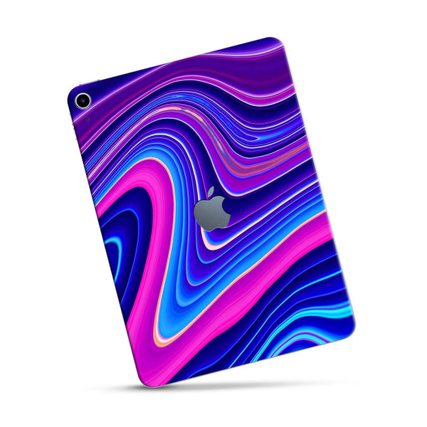 Blue Liquid Marble - Apple Ipad Skin