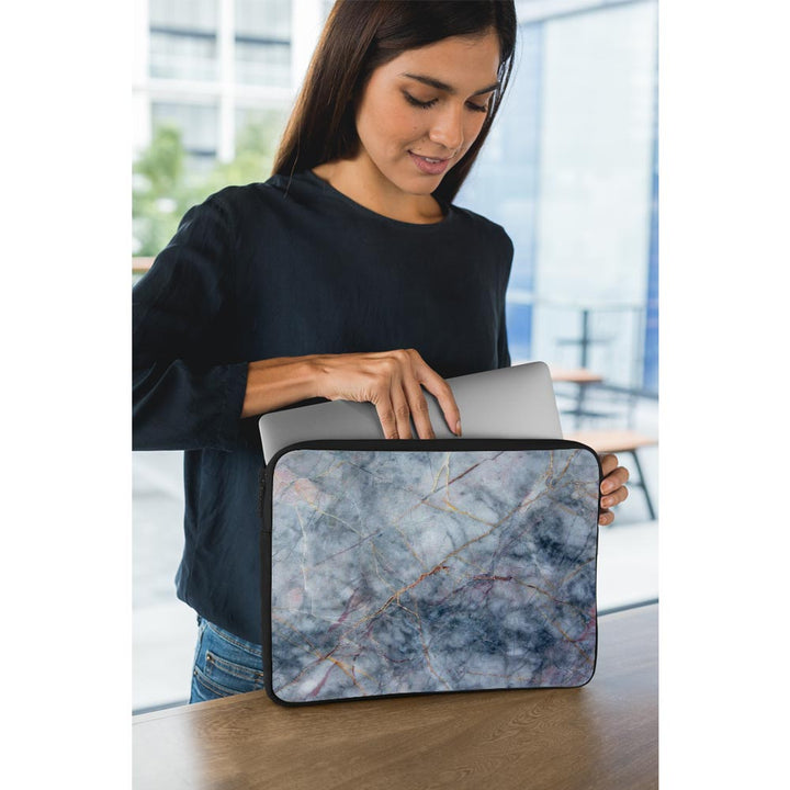 blue marble designs laptop sleeves by sleeky india