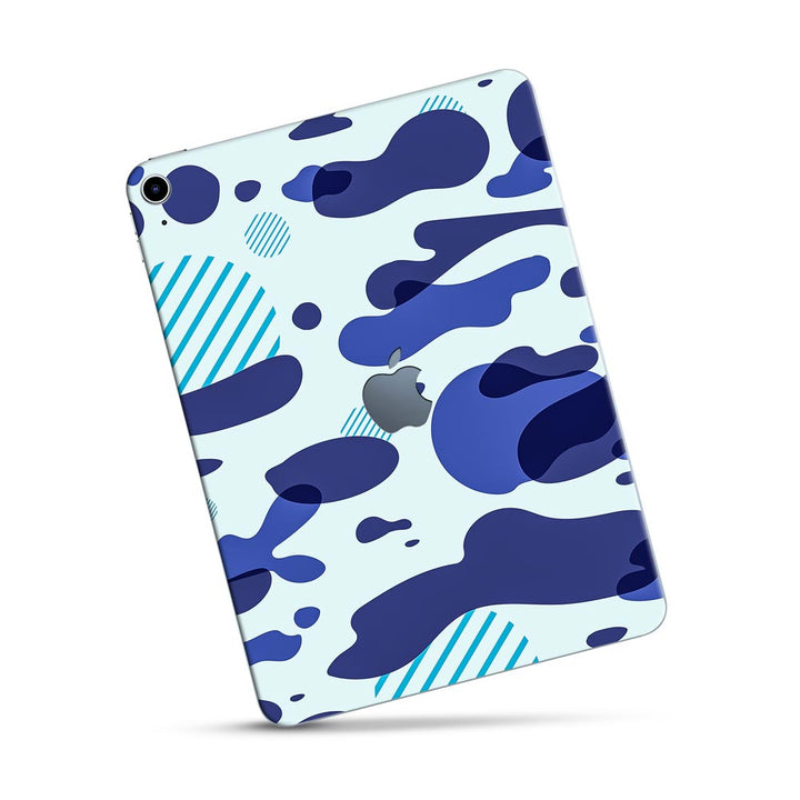 Blue Modern Camo - Apple Ipad Skin