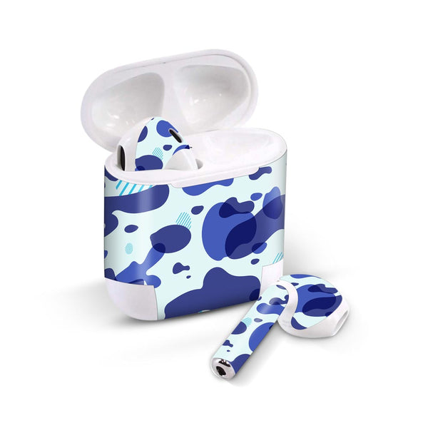 Blue Modern Camo - Airpods 1/2/3 Skin