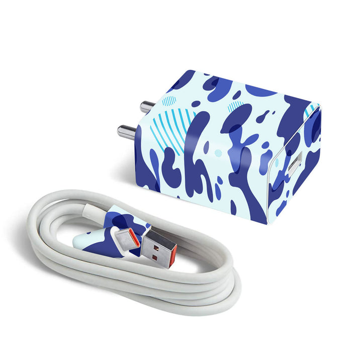 Blue Modern Camo - MI 22.5W & 33W Charger Skin