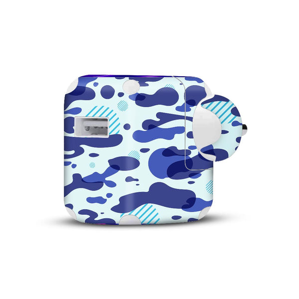 Blue Modern Camo - Apple 2019 10W Charger skin