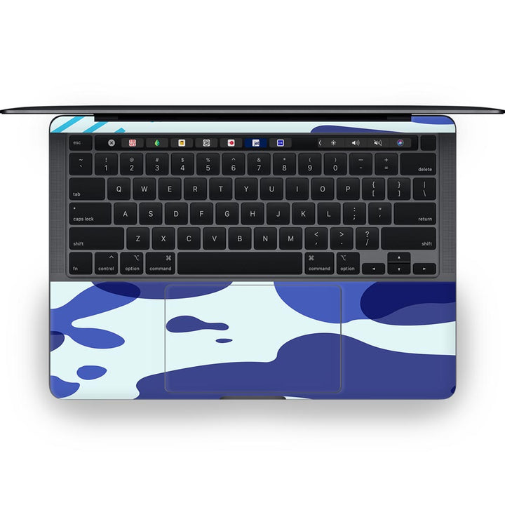 Blue Modern Camo - MacBook Skins