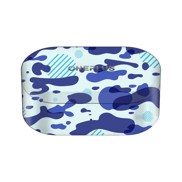 Blue Modern Camo - OnePlus Nord Buds Skin