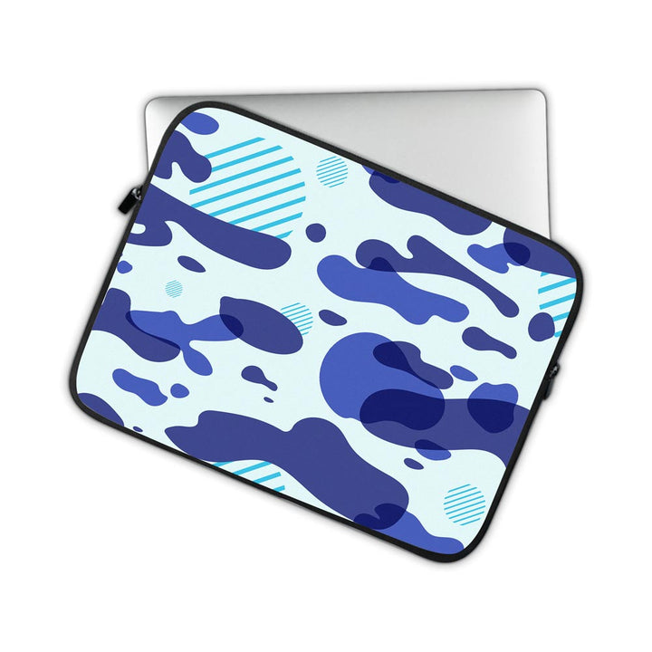 Blue Modern Camo - Laptop Sleeve