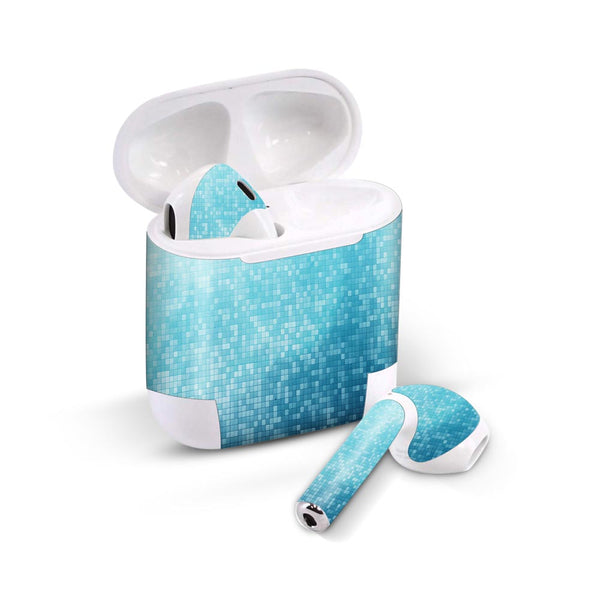 Blue Pixel - Airpods 1/2/3 Skin