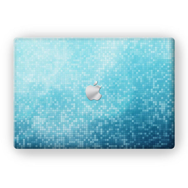 Blue Pixels - MacBook Skins