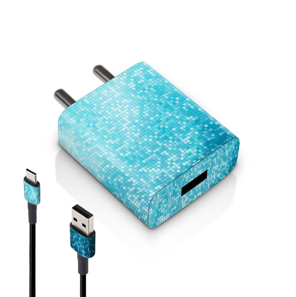 Blue Modern Camo - MI 10W & 18W Charger Skin