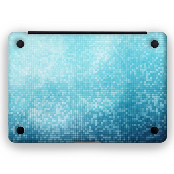 Blue Pixels - MacBook Skins