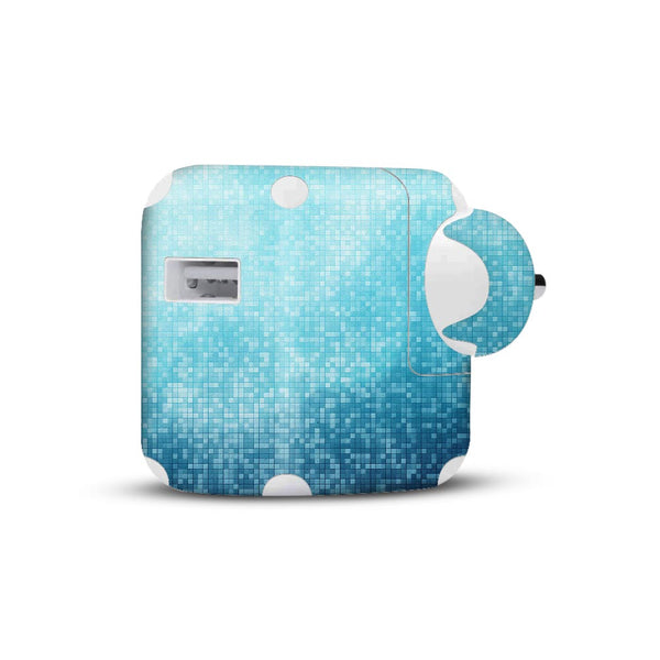 Blue Pixels - Apple 2019 10W Charger skin