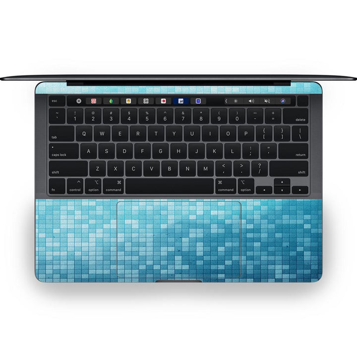 Blue Pixels - MacBook Skins