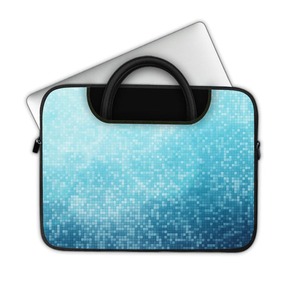 Blue Pixels - Pockets Laptop Sleeve