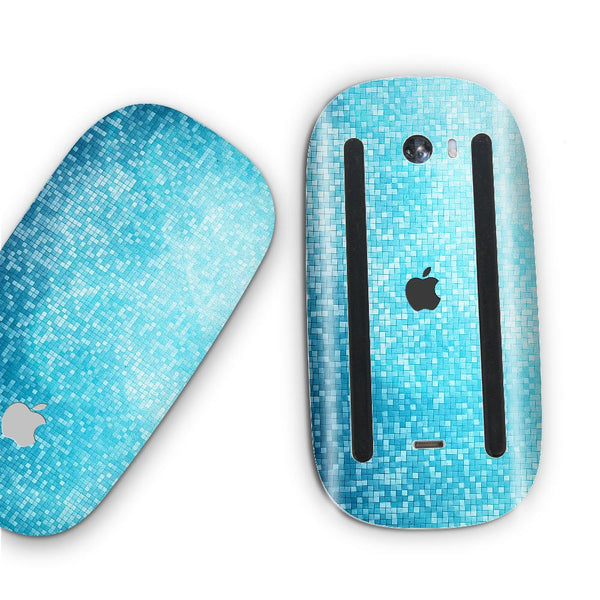 Blue Pixels - Apple Magic Mouse 2 Skins