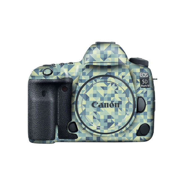 Blue Triangled Background - Canon Camera Skins